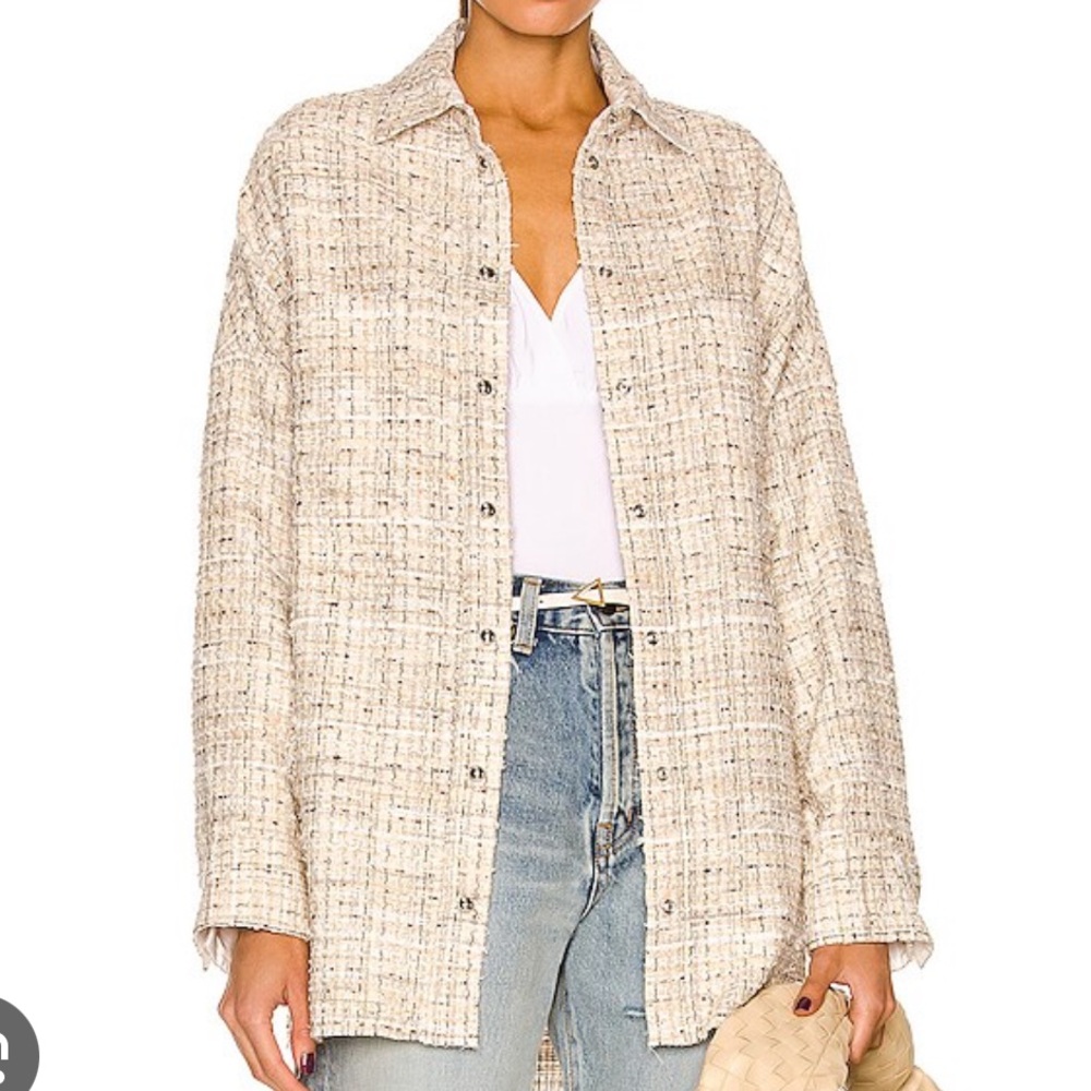 IRO Beige Textured Blazer